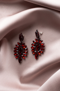 Серьги красный UK528