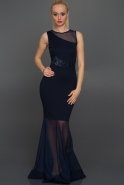 Длинное Вечернее Платье Темно-синий AR36854