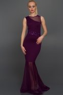 Длинное Вечернее Платье Пурпурный AR36854