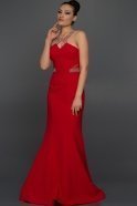 Длинное Вечернее Платье красный W6003