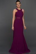 Длинное Вечернее Платье Пурпурный ABU047