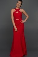 Длинное Вечернее Платье красный W6007