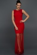 Длинное Вечернее Платье красный AR36826