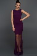 Длинное Вечернее Платье Пурпурный AR36826