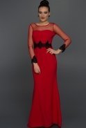 Длинное Вечернее Платье красный ABU556