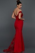 Длинное Вечернее Платье красный ABU013