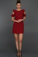 Короткое Вечернее Платье Бордовый A60552