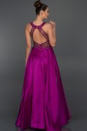 Длинное Вечернее Платье Светлая Фуксия ABU529