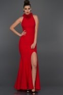 Длинное Вечернее Платье красный ABU340