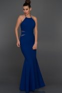 Длинное Вечернее Платье Ярко-синий W6016