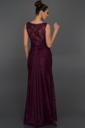 Длинное Вечернее Платье Пурпурный ABU132