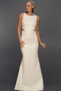 Длинное Вечернее Платье Белый ABU044