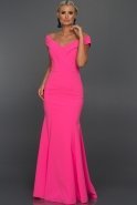 Длинное Вечернее Платье розовый ST4010