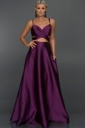 Длинное Вечернее Платье Пурпурный ABU131