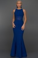 Длинное Вечернее Платье Ярко-синий W6015