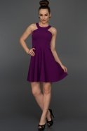 Короткое Вечернее Платье Пурпурный ABK004