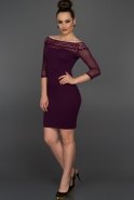 Короткое Вечернее Платье Пурпурный AR36828