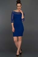 Короткое Вечернее Платье Ярко-синий AR36828