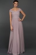 Длинное Вечернее Платье Светло-лавандовый ABU008