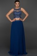 Длинное Вечернее Платье Ярко-синий C7259