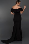Длинное Вечернее Платье Сердечко Черный ALY7434