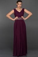 Длинное Вечернее Платье Пурпурный W6023