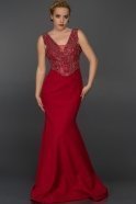 Длинное Вечернее Платье красный AN2407