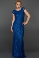 Длинное Вечернее Платье Ярко-синий AR36700