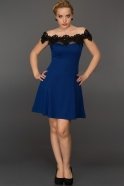Короткое Вечернее Платье Ярко-синий AR36827