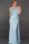 Длинное Вечернее Платье Светло-синий AR36920