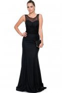 Длинное Вечернее Платье Черный C7124