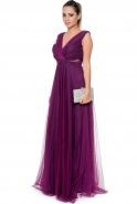 Длинное Вечернее Платье Пурпурный C7188