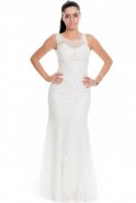 Длинное Вечернее Платье Белый GG6852