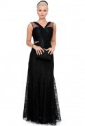 Длинное Вечернее Платье Черный J1181