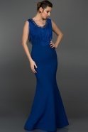 Длинное Вечернее Платье Ярко-синий W6022