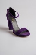 Вечерняя Обувь Из Замши Пурпурный PK6308