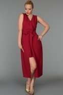 Короткое Вечернее Платье Бордовый A60453
