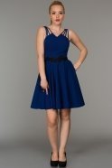 Короткое Вечернее Платье Ярко-синий ABK066