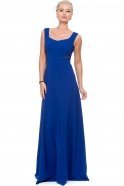 Длинное Вечернее Платье Ярко-синий T2661