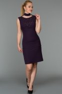 Короткое Вечернее Платье Пурпурный DS304