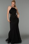 Длинное Вечернее Платье Черный ST9268