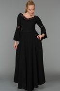 Длинное Вечернее Платье Черный SS20838