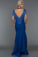 Длинное Вечернее Платье Ярко-синий ABU017