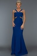 Длинное Вечернее Платье Ярко-синий ABU160