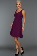 Короткое Вечернее Платье Фиолетовый C8062