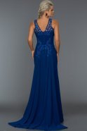 Длинное Вечернее Платье Ярко-синий ABU138