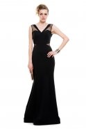 Длинное Вечернее Платье Черный C7002