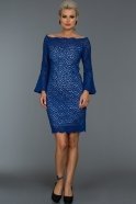 Короткое Вечернее Платье Ярко-синий SS20867