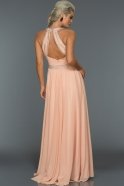 Длинное Вечернее Платье Пудровый W6057