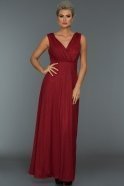 Длинное Вечернее Платье Бордовый AR36948